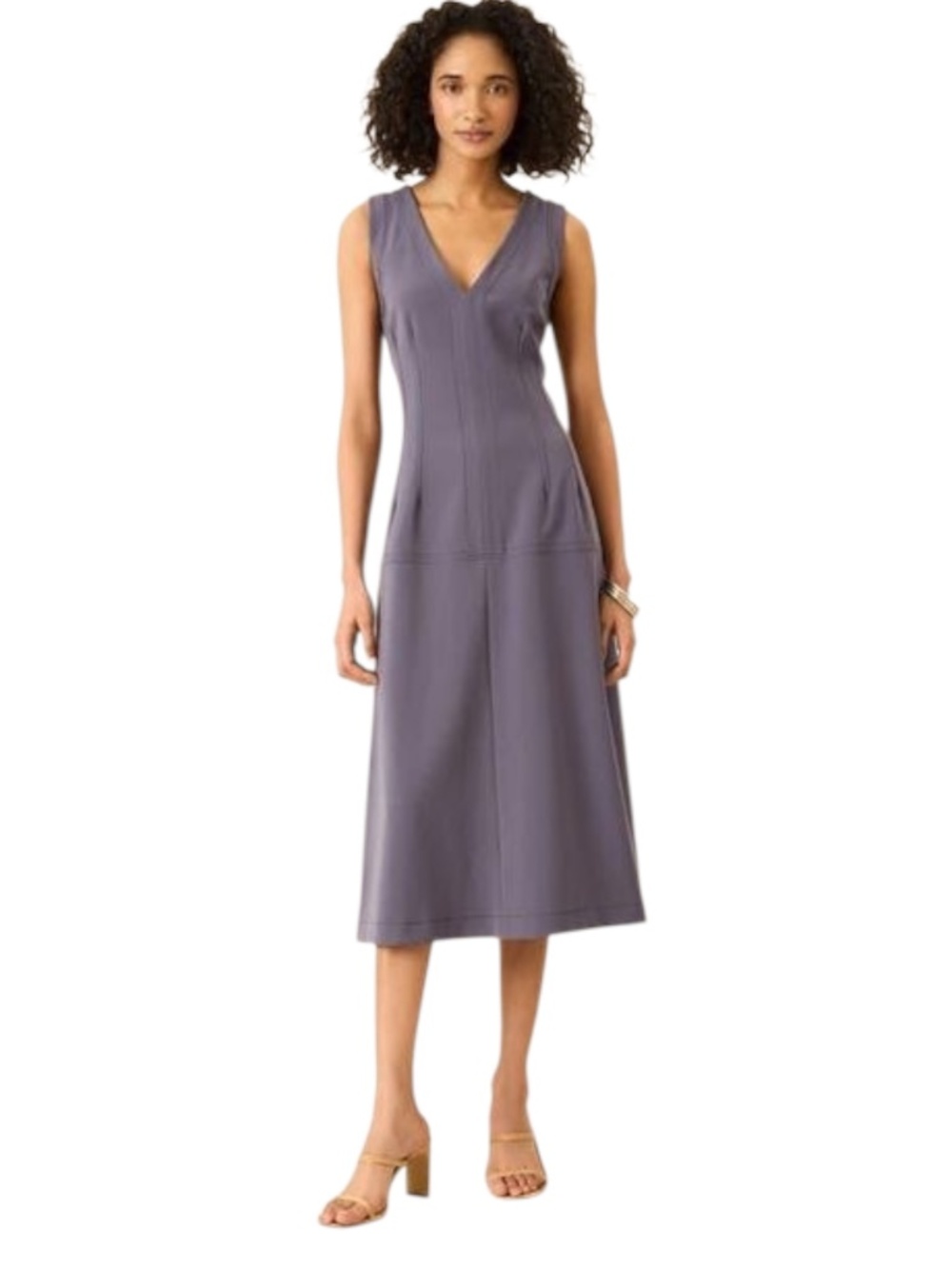 Luxely Dress Drop Waist Sleeveless